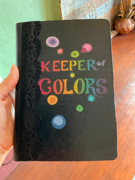 KEEPER OF THE COLORS by artist Patricia Krebs (one of a kind book)