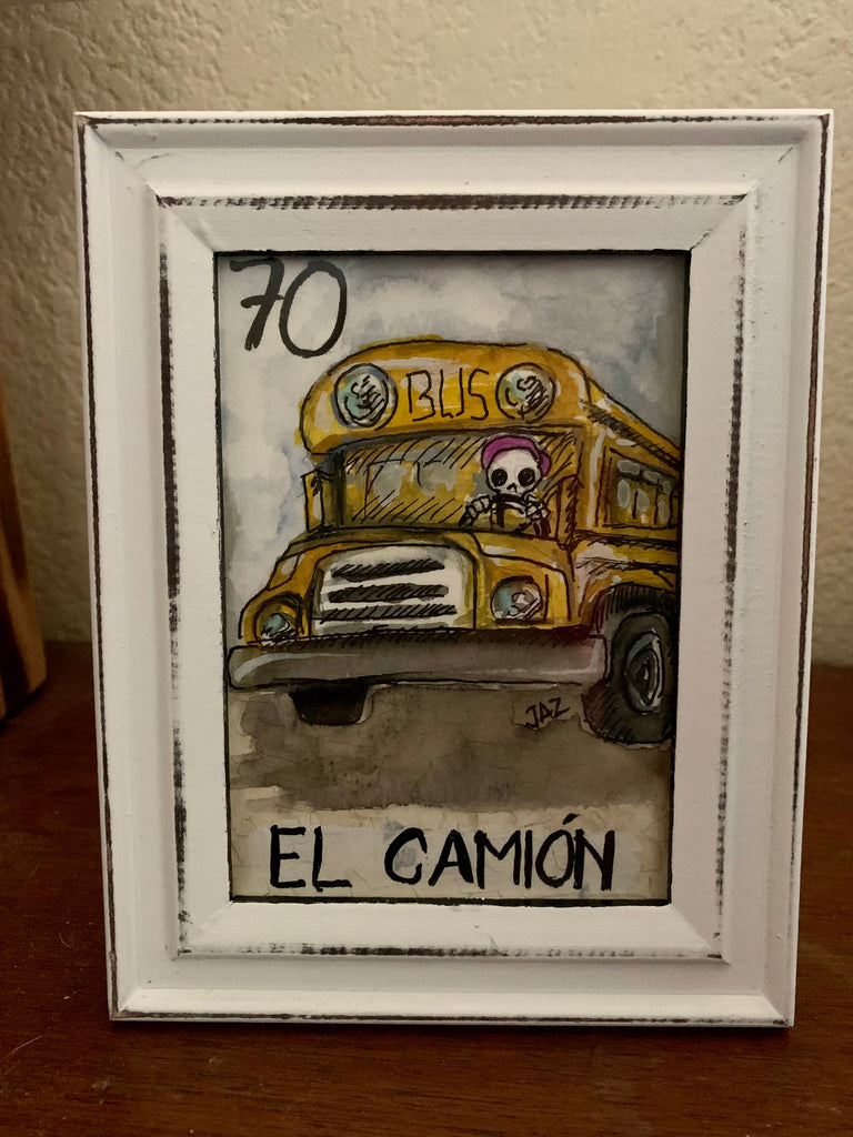 70 EL CAMION (The Bus) by artist Jazmin Molina