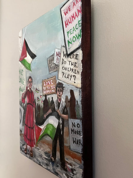 16 LA BANDERA (The Flag) by artist Athanasia Nancy Koutsouflakis