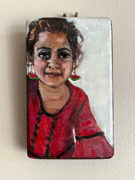 95 LOS ARETES (Earrings) by artist Athanasia Nancy Koutsouflakis