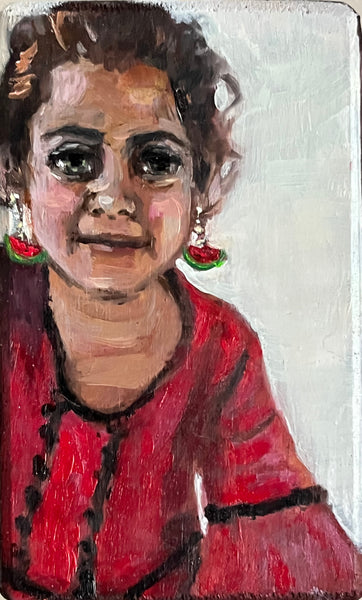 95 LOS ARETES (Earrings) by artist Athanasia Nancy Koutsouflakis