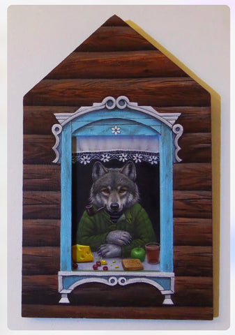 WOLF’S HOUSE by artist Olga Ponomarenko