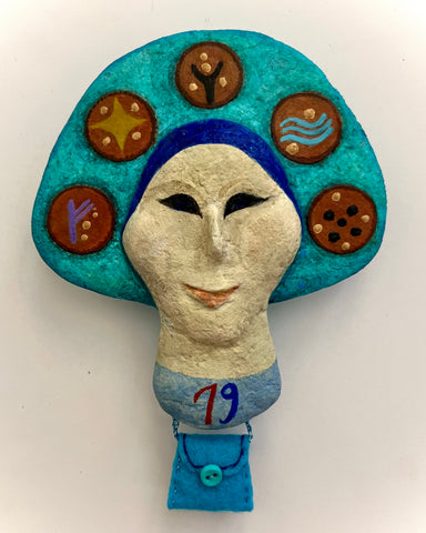 79 LOS 5 FIERROS (The 5 Coins) by artist Ulla Anobile