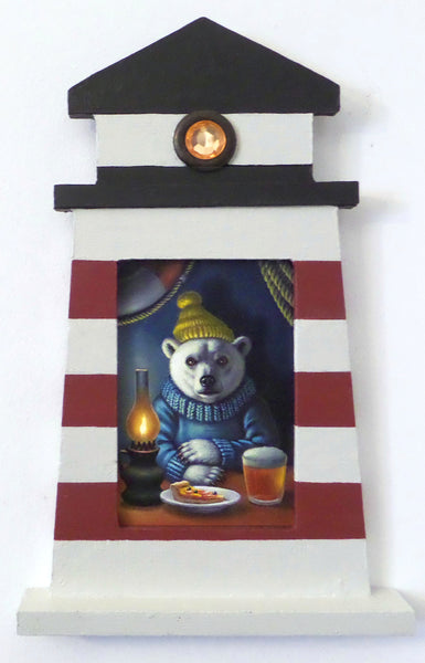 KEEPER OF THE LIGHTHOUSE by artist Olga Ponomarenko