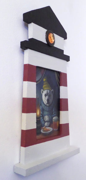 KEEPER OF THE LIGHTHOUSE by artist Olga Ponomarenko