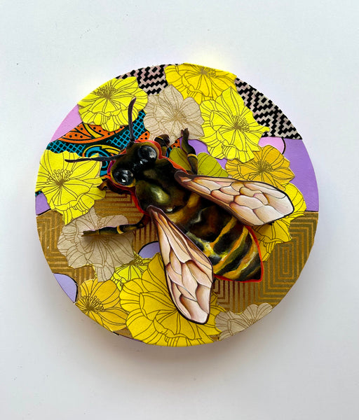 ALONG WITH THE BEE WENT SHE by artist Sarah Polzin