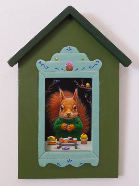 SQUIRREL’S SWEET HOME by artist Olga Ponomarenko