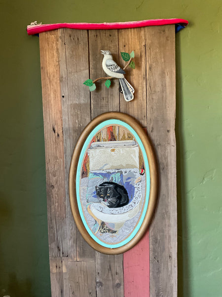 TOILET CAT by artist Lori Herbst