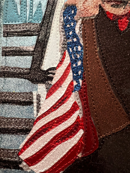 16 LA BANDERA (The Flag) / Edie's Flag by artist Lori Herbst