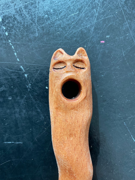 SINGING CAT SPOON  by artist Mark Cantrell