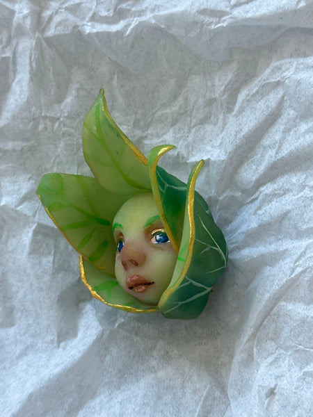 ELF green pin by artist Lacey Bryant