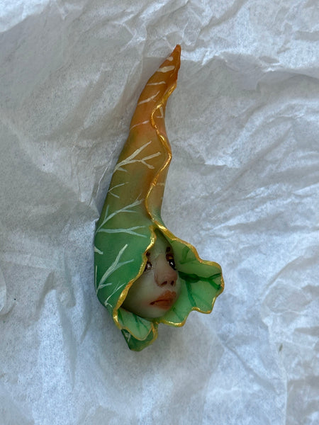 ELF pointy hat pin by artist Lacey Bryant