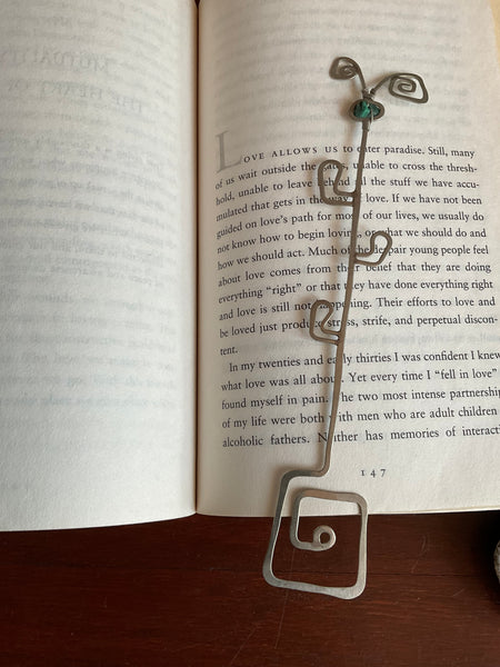 Fancy Malachite Bookmark