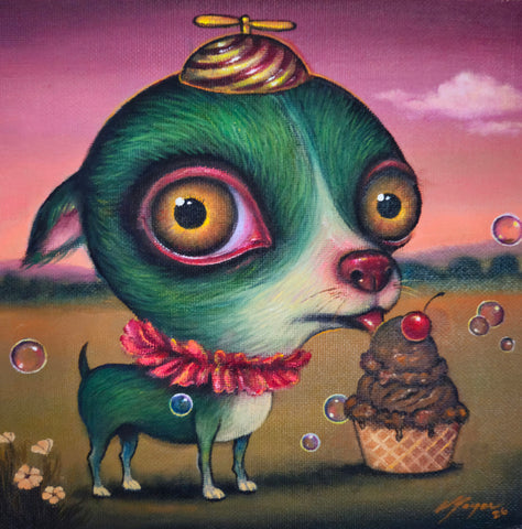CHOCOLATE AFTERNOON by artist Verónica jaeger