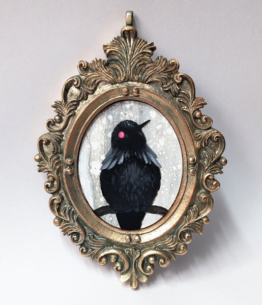 SNOW BIRD 1 ornament by artist Kahla Lewis