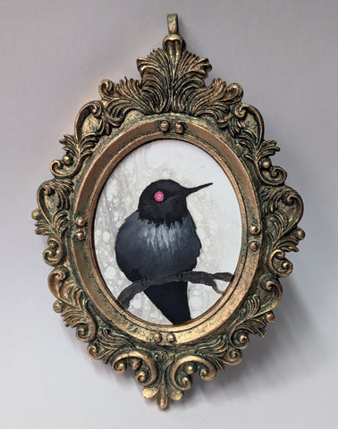 SNOW BIRD 4 ornament by artist Kahla Lewis