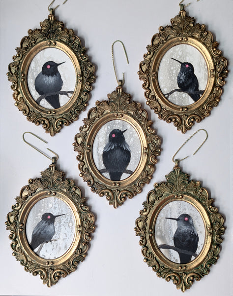 SNOW BIRD 1 ornament by artist Kahla Lewis