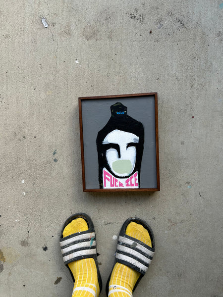 IT CAN'T BE SAID ENOUGH by artists Kelly Thompson and Kelly Pelka (painting)