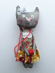 THE RED WOOL by artist Marie Charrois of Little Bird of Paradise