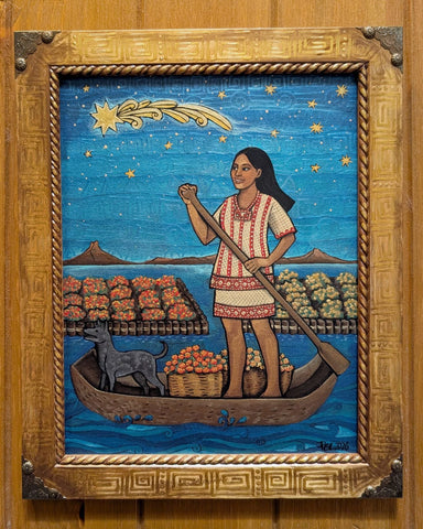 48 LA CHALUPA (The Canoe) / La Esperanza by artist Pamela Enríquez-Courts
