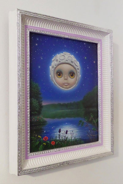 23 LA LUNA (The Moon) / Under the Silvery Moon by artist Olga Ponomarenko