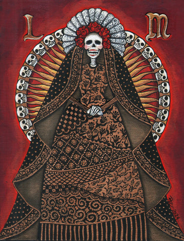 14 LA MUERTE (Death) by artist Pamela Enriquez-Courts