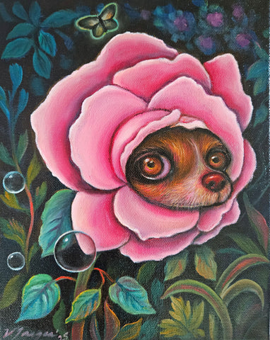41 LA ROSA (The Rose) by artist Veronica Jaeger