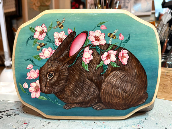 LE LAPIN DU JARDIN by artist Lea Barozzi