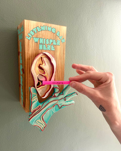 LISTENING EAR by artist Sarah Polzin