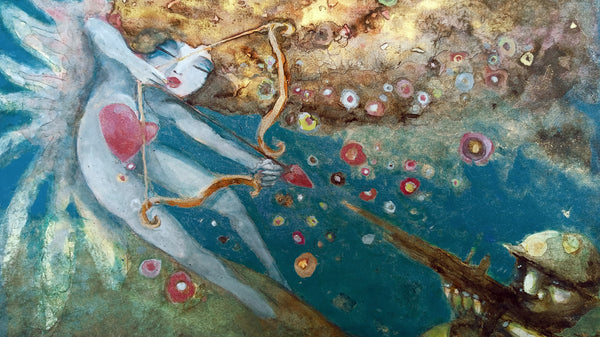 LOVE NOT WAR by artist Patricia Krebs