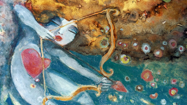 LOVE NOT WAR by artist Patricia Krebs
