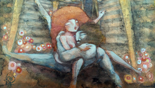LOVE TRENCHES by artist Patricia Krebs