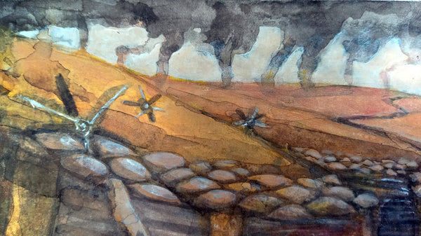 LOVE TRENCHES by artist Patricia Krebs