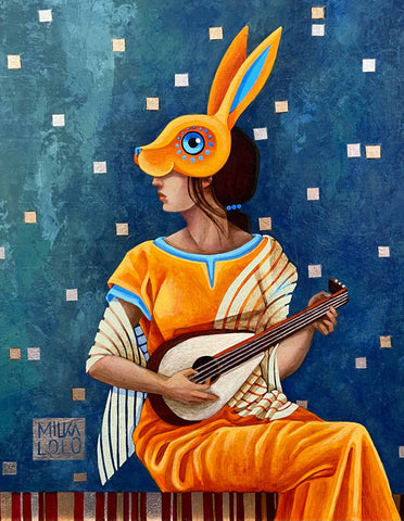 17 EL BANDOLON (The Mandolin) by artist Milka LoLo
