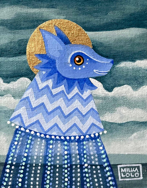 SANTO COYOTE by artist Milka LoLo
