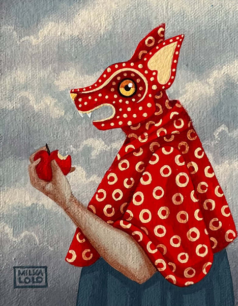 THE BITTEN APPLE by artist Milka LoLo