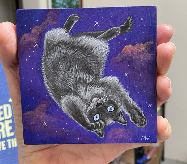 HOW CATS CAME TO EARTH by artist Michelle Waters