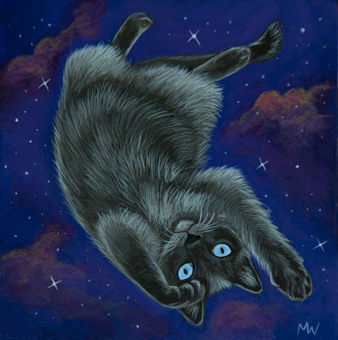HOW CATS CAME TO EARTH by artist Michelle Waters