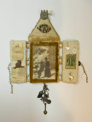RELICS OF THE PAST, COLLECTIONS OF THE HEART by artist Mavis Leahy