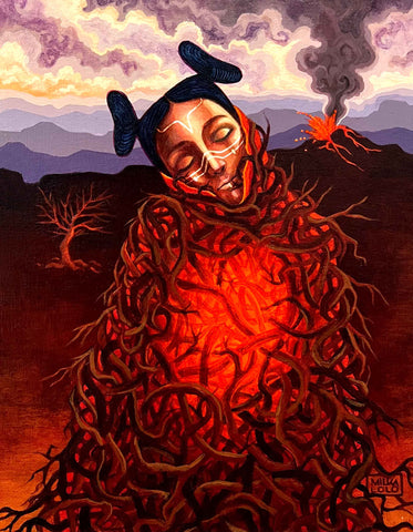 LA MAGIA DE LA TIERRA II by artist Milka LoLo