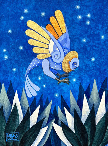 MIDNIGHT FLIGHT by artist Milka LoLo