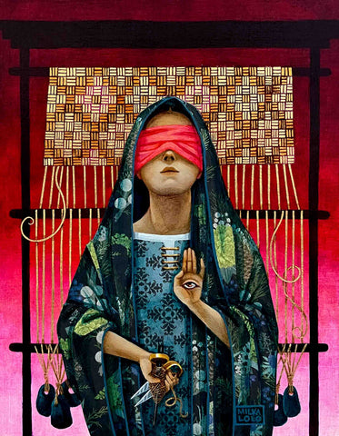 THE CRONE MYSTERIES. THE LOOSE THREADS. by artist Milka LoLo