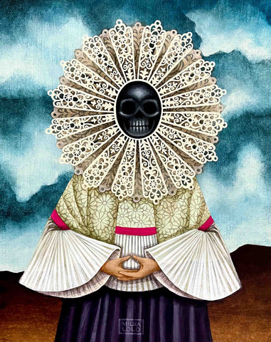 THE CRONE MYSTERIES. THE WHISPERER. by artist Milka LoLo