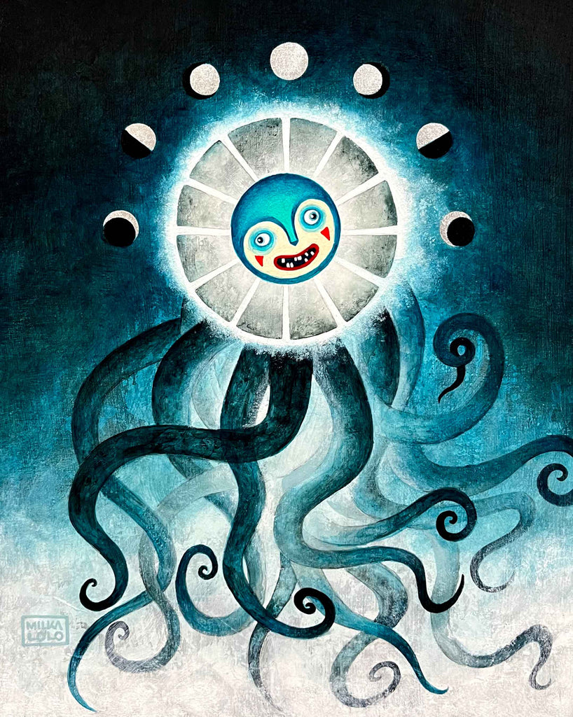 THE MAIDEN MYSTERIES. MISCHIEVOUS MOON. by artist Milka LoLo