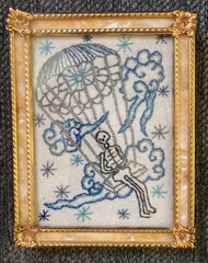 107 EL PARACAIDAS (The Parachute) by artist Mavis Leahy
