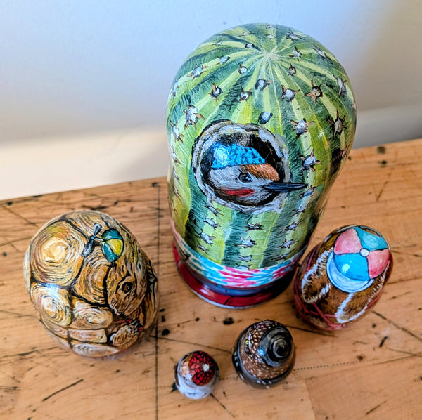 NESTING DESERT DOLLS by artist Diana Hartman