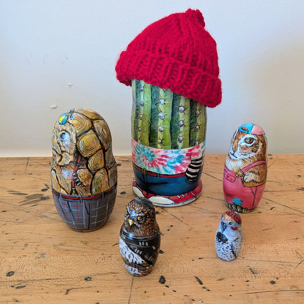 NESTING DESERT DOLLS by artist Diana Hartman
