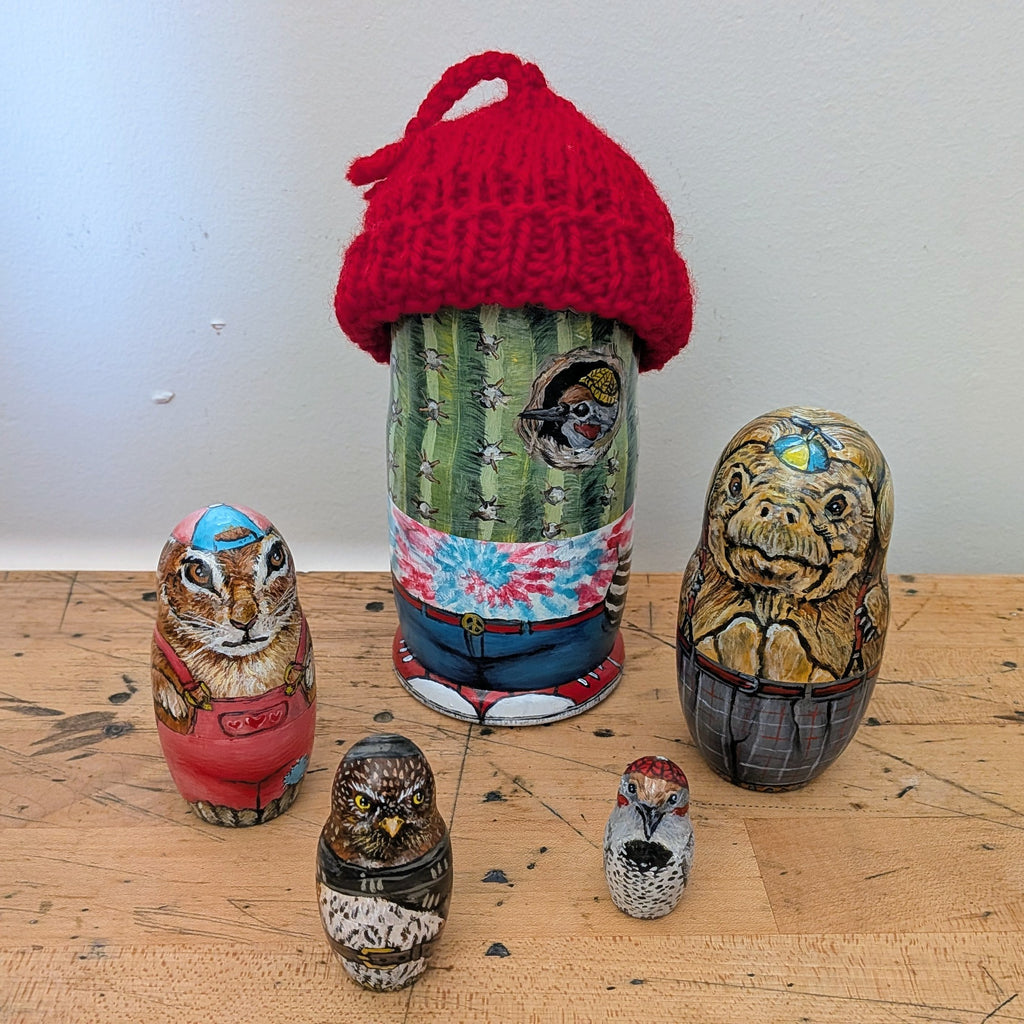NESTING DESERT DOLLS by artist Diana Hartman