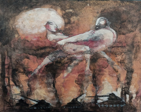 ON FIRE by artist Patricia Krebs