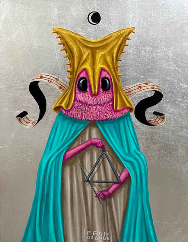 Lunar Sonata: Opus Waning Crescent by artist Fran De Anda